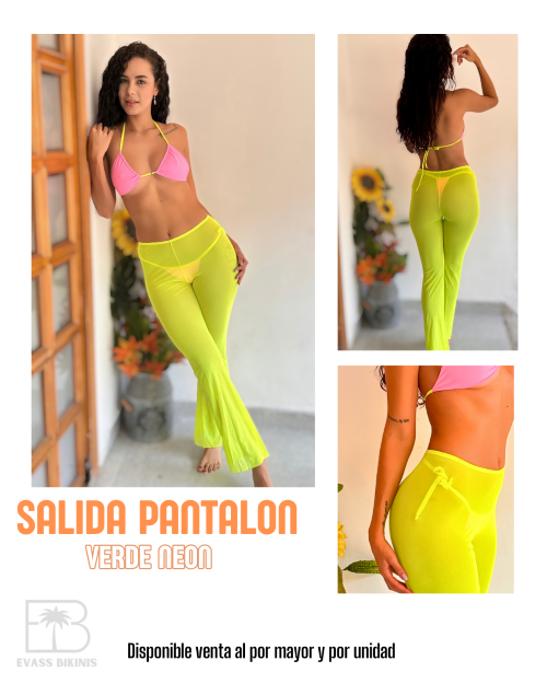 Pantalón verde neón